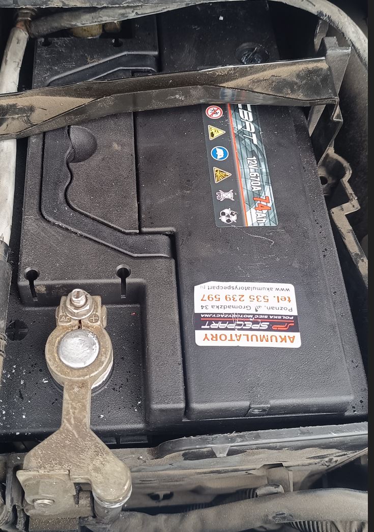 Akumulator zamontowany w Ford Focus 1 1.6 TDCI diesel 2006